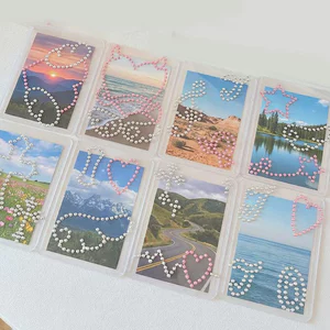Stiker Đính Đá Pha Lê Viền Ảnh Dán Trang Trí Hình Cánh Thiên Thần Nốt Nhạc Kim Cương Lấp Lánh