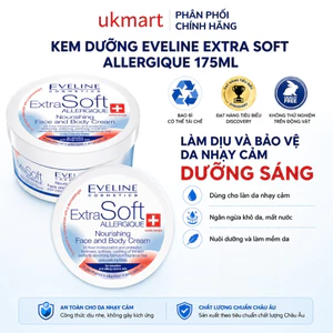 Kem dưỡng trắng da mặt và body Eveline Extra Soft Whitening 200ml