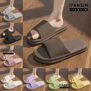 Dép Dày IFANSIN, Giày Đi Biển Unisex EVA, Giày Đế Mềm Thời Trang Chống Trơn Trượt Nhà
