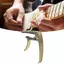 Guansfs Capo Guitar điện Acoustic Bộ kích hoạt kim loại cường độ cao để biểu diễn Nghệ sĩ guitar dễ vận hành (Bạc)