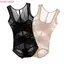 COCODECOVED Giảm Béo Body Shaper, Cross Fit Lưới Mỏng Sau Sinh Định Hình, Thời Trang Kiểm Soát Bụng Trong Suốt Quần Lót Nữ Corset Jumpsuit Yoga