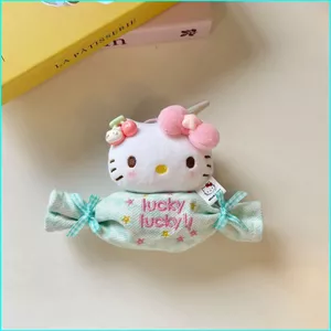 HK1 Sanrio Hello Kitty Plushie Kẹo Dễ Thương Sang Trọng Búp Bê Tai Nghe Túi Đựng Tiền Xu KH1