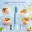 Muỗng làm kem bằng nhựa Tay cầm chống trượt tiện dụng Màu Pastel dễ thương Quà tặng thiết thực dành cho những người đam mê kem làm bánh [VN]