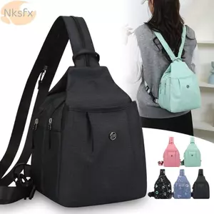 Ba lô NKSFX, Túi du lịch nhiều lớp dung tích lớn, Túi đeo vai vải chống thấm nước đa năng thời trang Đi bộ đường dài ngoài trời