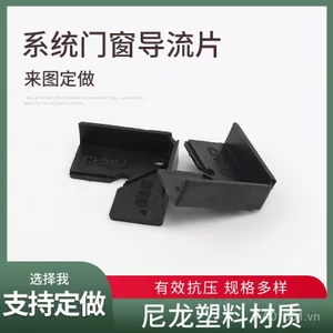 Nylon Cao Su Khối Cửa Cửa Sổ Tấm Chắn Kính Đen Gioăng Nhựa Phụ Kiện Hệ Thống Tấm Trượt Cửa Sổ Nén Cửa Sổ ZZZZ