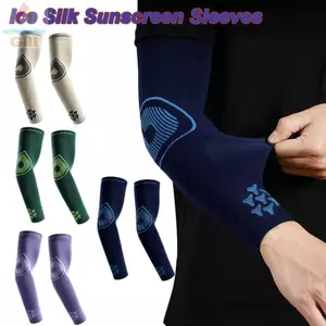 GILL 2 Chiếc Tay Chống Nắng, Áo Bảo Vệ Cánh Tay Thể Thao Nam Bằng Lụa Băng Khô Nhanh, Áo Làm Mát Co Giãn Thoáng Khí Hút Mồ Hôi