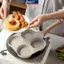 MAKY 1Pc 4 Lỗ Trứng Pancake Chảo Chiên Nonsti Chảo Skillet Pot 4 Trứng Bếp Omelet Ham Maker Cho Nhà Bếp Dụng Cụ Nấu Ăn VN