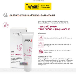 Tinh Chất Dịu Da Tăng Cường Hiệu Quả Bởi B5 Ziaja Med 30ml Dưỡng Ẩm Làm Dịu Cho Da Mẩn Đỏ, Treatment EUPC STORE