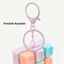 Bàn phím đồ chơi Fidget NORDICLIFE, Thiết kế chín phím Màu sắc ngẫu nhiên Đồ chơi nút móc khóa, Phong cách móc khóa vui nhộn Nút bàn phím lắp ráp tự do Đồ chơi giảm căng thẳng Đồng hành du lịch