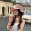 Mũ Chống Nắng Chống Nắng Mũ Chống Nắng Hoa Phù Hợp Với Hoa Phẳng Mùa Hè Mũ Che Mặt Mùa Xuân Vành Hàng Trăm