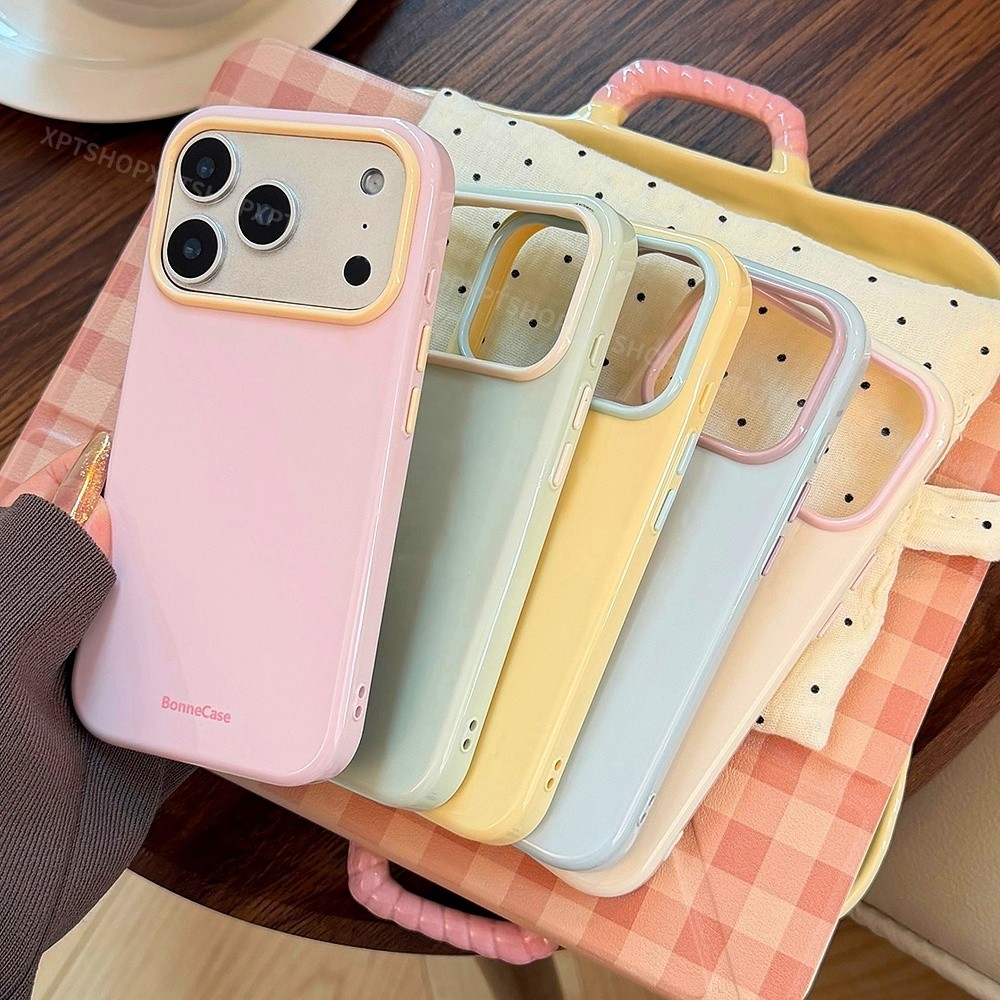 Ốp Điện Thoại Mềm Chữ Đơn Giản Cho iPhone 17 Pro Max 16 15 14 13 Vỏ Bảo Vệ Chống Sốc