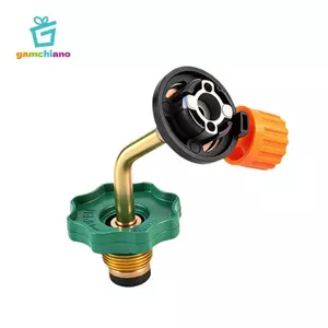 Bộ chuyển đổi nạp bình xăng Đầu nối bình xăng Hợp kim nhôm Gas Butan Xi lanh nạp lại đầu nối để nấu nướng BBQ