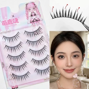 Dây Cứng Lông Mi Giả Phong Cách Truyện Tranh Tự Nhiên Tập C Curl Đen