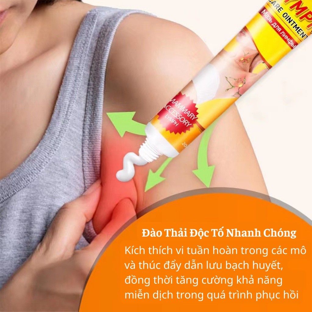 Kem Bôi Hết Nổi Hạch Sưng Phù Bạch Huyết, Ngăn Ngừa Đau Nhức Và Lưu Thông Máu