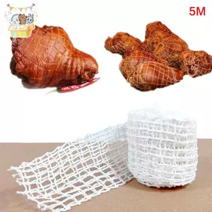 1Pc 5m Thịt Lưới Cuộn Đàn Hồi Ham Xúc Xích Lưới Thịt Dây Paaging Lưới Nấu Thịt Lưới Bao Dụng Cụ Phụ Kiện Nhà Bếp ELWW