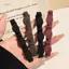 Kẹp Tóc Bện Màu Trơn Phong Cách Hàn Quốc, Kẹp Mái, Barrettes Tóc, Phụ Kiện Tóc PANPIA