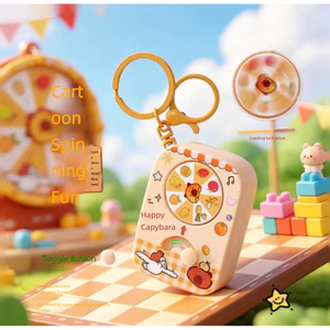 Hoạt Hình Dễ Thương Vui Nhộn Bàn Xoay Giảm Căng Thẳng Móc Khóa Sinh Viên Di Động Ra Quyết Định Mặt Dây Chuyền