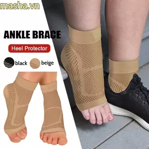 Nẹp Chân, Tất Nén Co Giãn Màu Đen Khỏa Thân, Chống Mệt Mỏi Giảm Đau Nylon Tất Tập Yoga Nam Nữ