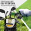 GOLF Club Cover Nối 18 Thêu Giữa Thanh Bảo Vệ Từ Tính Nắp Đệm Đồ Dùng GOLF