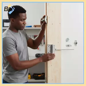 Thiết bị đóng cửa lò xo tự động bằng thép không gỉ B & N có thể điều chỉnh thiết bị đóng cửa Phần cứng cửa nội thất.