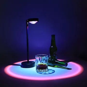 Đèn bàn thanh cổ điển sạc đèn bàn ngoài trời đèn bầu không khí bàn đèn đêm nhỏ đèn bầu không khí bàn đèn thanh đèn bàn