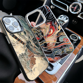 Dành cho iPhone 17 Pro Max 16 Pro / 15 14 13 12 11 XS Max "Luffy" "Zoro" Vỏ điện thoại mờ cứng / iPhone 12 11 X Xr 7 8 SE Vỏ mềm chống sốc Vỏ iPhone