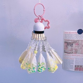 Tự Làm Handmade Giấc Mơ Bướm Cầu Lông Màu Hồng Mặt Dây Chuyền Chất Liệu Móc Khóa Bạn Gái Tanabata Quà Tặng Ngày Lễ Tình Nhân