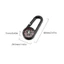Shas Đa Năng Móc Khóa Bỏ Túi Ngoài Trời Carabiner La Bàn Công Cụ Điều Hướng Cho Thanh Thiếu Niên Người Lớn Đi Bộ Đường Dài Cắm Trại La Bàn