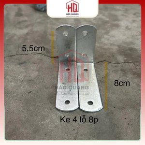 5 Cái Ke Sắt Góc Vuông Đa Năng, Phụ Kiện Lắp Ráp Nội Thất, Gia Cố Kệ Gỗ, Bàn Ghế
