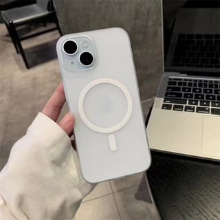 Từ Tính Màu Lớn Mỏng Qua Siêu Mỏng Chống Rơi Điện Thoại Mặt Sau Ống Thích Hợp Cho IPhone 16 11 12 13 14 15 PRO MAX 15 14 Plus