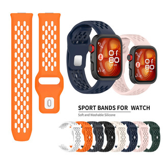 Dây đeo thể thao silicon thoáng khí cho Huawei Watch Fit5/Fit4/Fit3/Pro