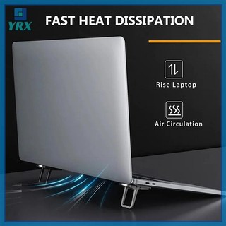 Giá đỡ máy tính xách tay YRX 2 chiếc Giá đỡ di động Giá đỡ máy tính xách tay có thể gập lại Giá đỡ máy tính xách tay Giá đỡ làm mát.