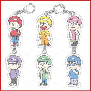 GC9 Mr Osomatsu Acrylic Móc Khóa Ba Lô Mặt Dây Chuyền Túi Phụ Kiện Anime Ngoại Vi CG9