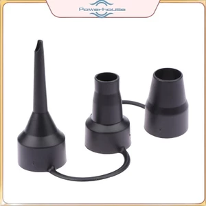 POWER 3 Kích Cỡ Di Động Nhanh Cho Máy Bơm Không Khí Làm Rơi Bể Bơi Nhựa Sofa Đồ Chơi Bãi Biển Vòi Phun Thay Thế Miệng.