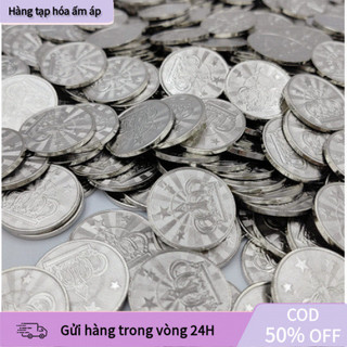 Thẻ Xu Máy Game Trò Chơi Bền Đẹp, Chính Hãng, 1 bộ 10 cái, Chất Liệu Thép Không Gỉ, Kích Thước 25mm, Trọng Lượng 5,5g, M
