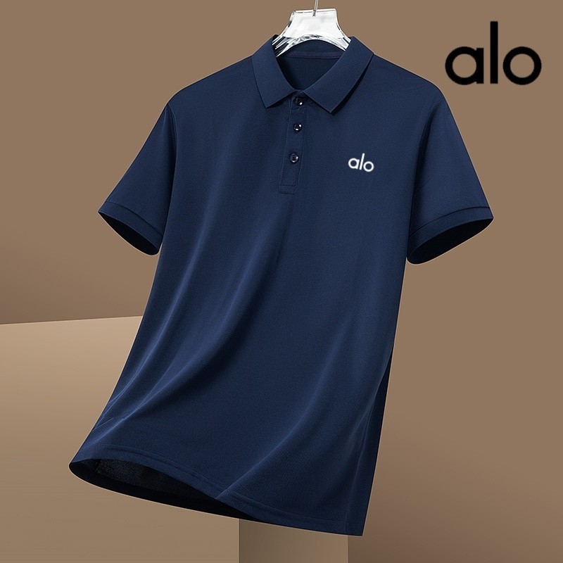 Áo sơ mi POLO ngắn tay thể thao ALASO nam nữ tập thể dục chạy bộ xuân hè mới áo thun có ve áo rộng