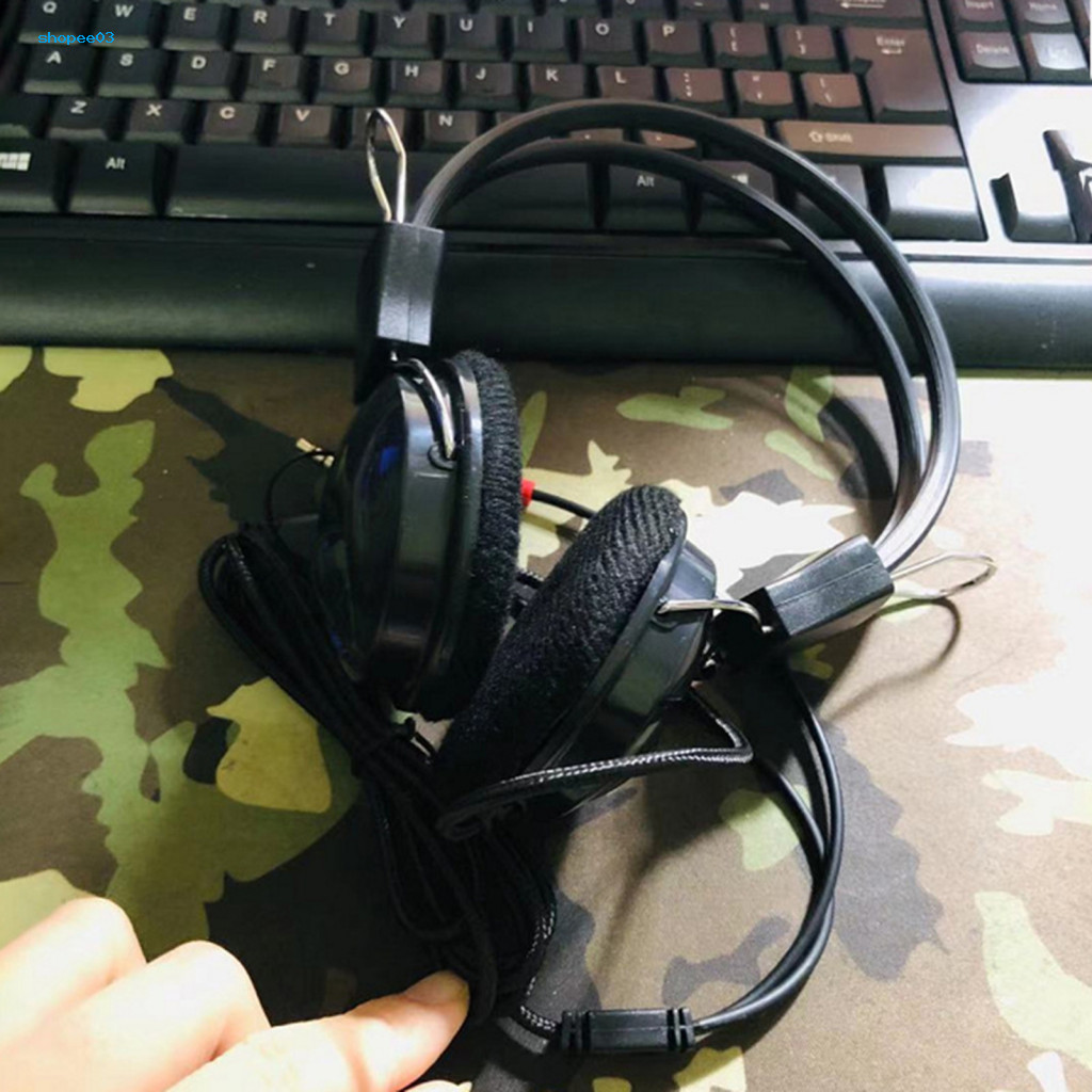 [Ky] Tai nghe có dây qua tai có thể gập lại Chất lượng âm thanh HiFi cắm 35mm Loa siêu trầm Máy tính để bàn Tai nghe chơi game cho game thủ