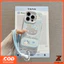 Thích hợp cho OPPO Realme Note 60 Realme Note 50 Note 70 Realme C61 C75 C53 C51 C67 C65 C63 C61 C35 C55 Giá đỡ gương mèo con dễ thương Dây buộc trong suốt Vỏ điện thoại TPU chống sốc