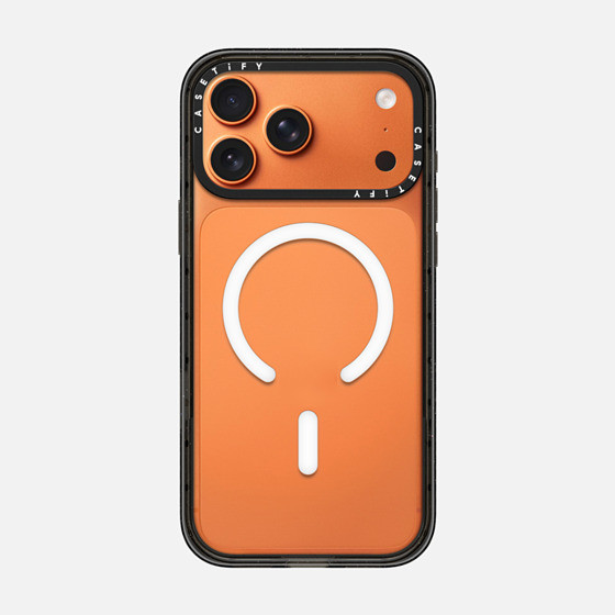CASECASE X Black Edge Peach Haze Cotton Kẹo Bộ Sưu Tập Màu Sắc Trong Suốt Cứng Từ Hút Tác Động Dành Cho Apple IPhone 12 13 14 15 16 17 Pro Max Plus Có Hộp