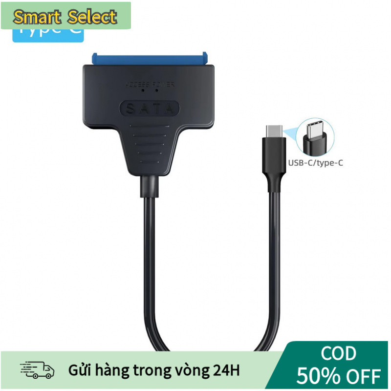 【COD】Cáp SATA Sang USB 3.0 Gắn Ngoài Ổ Cứng SSD/HDD 2.5 Inch, Chuyển Đổi Tốc Độ Cao, Hỗ Trợ Hot Swap