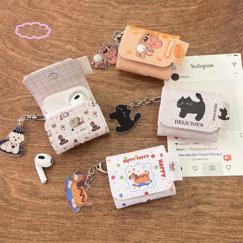 Dành Cho Huawei Freebuds 4i 5i 6i pro 2 3 4 se2 se 3 6 7iEarphone Case Freebuds Clip Da Tai Nghe Vỏ Bảo Vệ Tai Nghe Chống Sốc Vỏ Bảo Vệ Tai Nghe Có Mặt Dây Chuyền