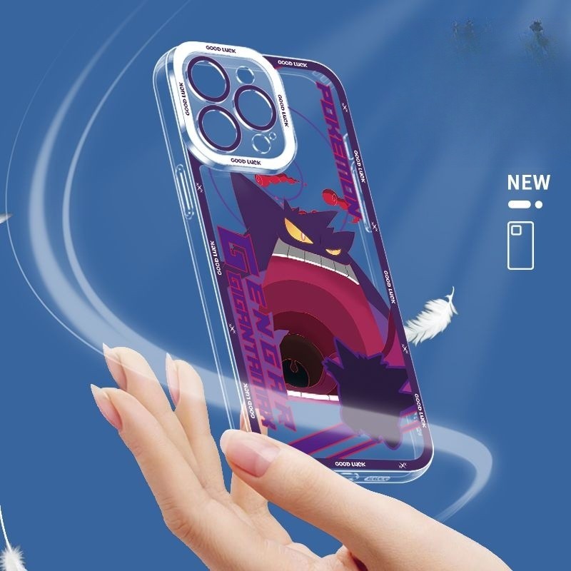Ốp Điện Thoại Pokemon Pikachu Gengar Jigglypuffs Cho OPPO A40 A3X A3 5G A55 A74 A31 A53 A33 2020 F11 A98 A1 A78 A16K RENO 6 Lite 4 8Z Bìa Hoạt Hình Anime Nhật Bản Silicone