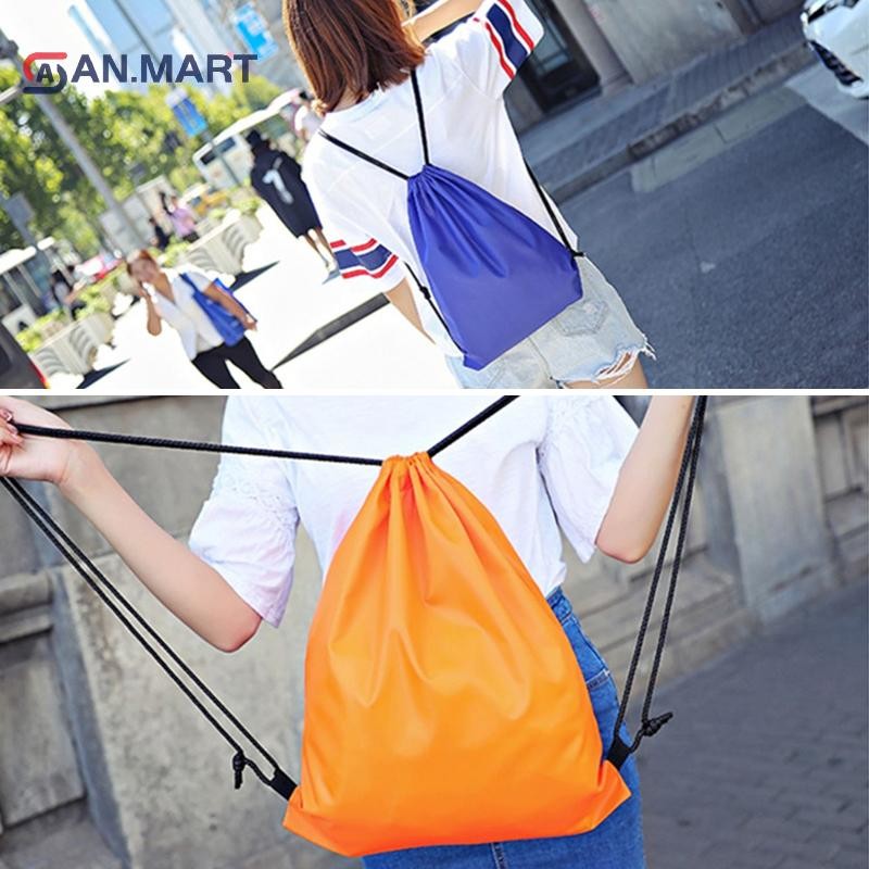 Bigdealssuper Dây Rút Ngoài Trời Túi Tập Gym Nam Nữ Dây Túi Bơi Quần Áo Giày Bảo Quản Chống Thấm Nước Bao Bì Túi Unisex Thể Dục Ba Lô Siêu