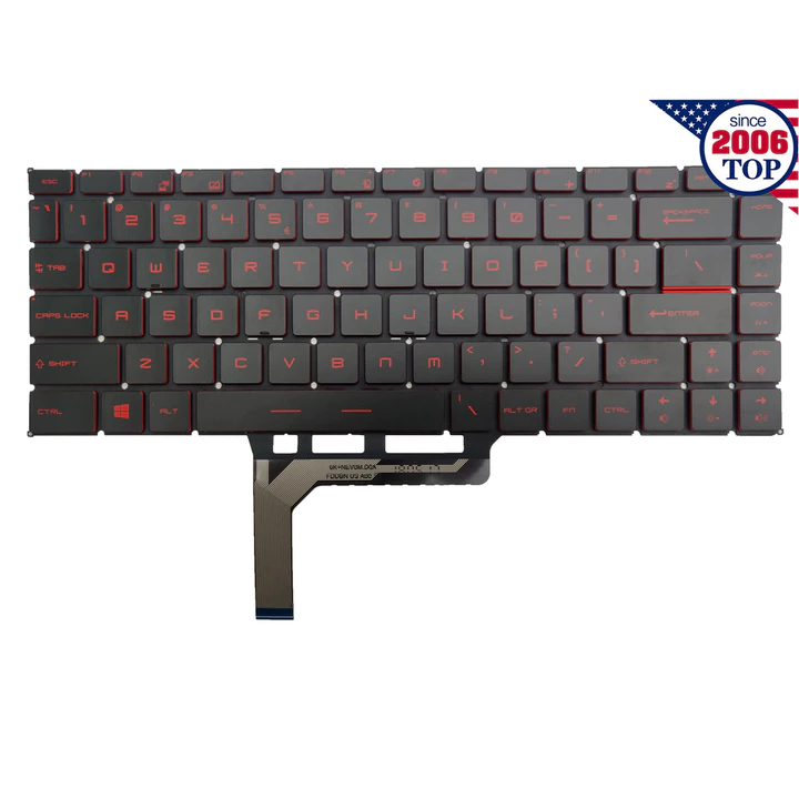 Bàn phím laptop MSI GF63 GS65 8RC GF63 8RD GF63 8RD GF63 Thin 9SC GF63 Thin 10SC - Bàn phím gaming MSI - Bảo hành uy tín