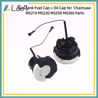 L & A 2 Cái / bộ Dầu Nhiên Liệu Cho MS210 MS230 MS240 MS250 MS360 MS192T 034 036 Cưa Xích Thay Thế Một Phần.