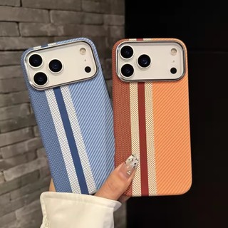 [JLK] Ốp Điện Thoại Từ Tính Bằng Sợi Carbon Cho iPhone 17 Pro Max 17Air 16 15 14 Ốp Lưng Sạc Không Dây Vỏ Bảo Vệ Camera Hợp Kim
