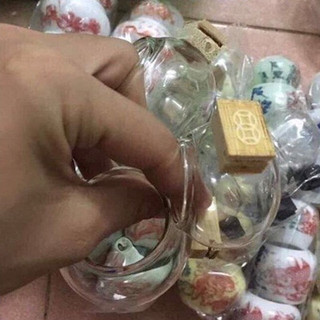 Cóng thuỷ tinh mào tai tre đục triện, tai mun Cóng ăn, uống cho chim chào mào cao cấp kèm sẵn tai