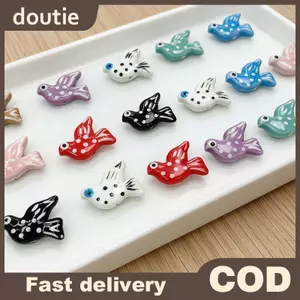 Doutie Mặt Dây Chim Gốm Cho DIY Trang Sức Peace Dove Hạt Phụ Kiện Sáng Tạo VN