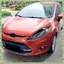 Đèn Pha Phía Trước Nắp Đèn Lông Mày Viền Cho Fiesta MK6 2008-2012 Sợi Carbon