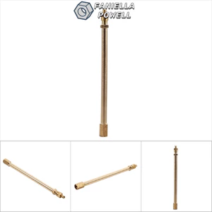Mở rộng van lốp FANIELLAPOWELL, Bộ mở rộng thân lốp không khí vàng lạm phát, Ống khoan thẳng bằng đồng thau đa năng 100mm / 140mm / 200mm Bộ mở rộng thân van xe đạp